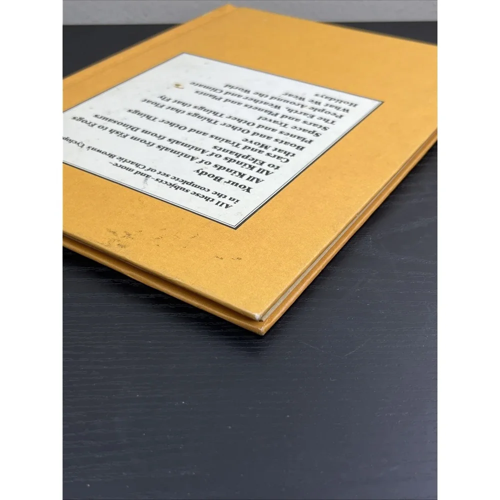 Charlie Brown's Cyclopedia Volume 3 All Kinds of Animals Vintage 1972 Hardcover